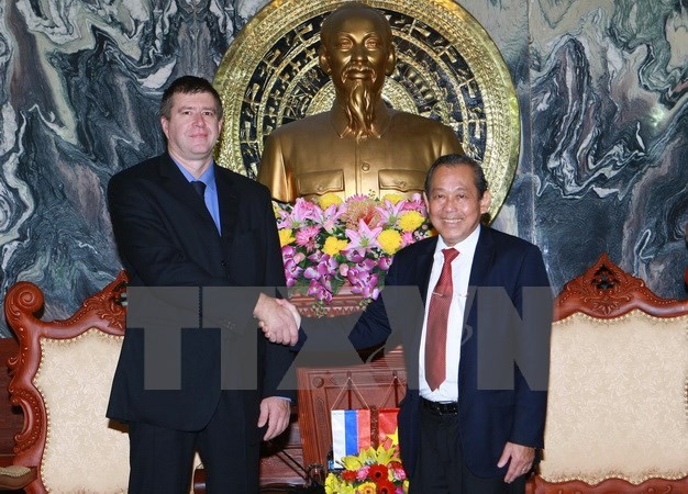 Chief Judge of the Vietnam Supreme People's Court receives Russian Justice Minister - ảnh 1